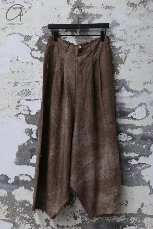 AVIVA JIFEI XUE cocoon draped trousers SS24-CSDP-BB (SS24-CSDP)